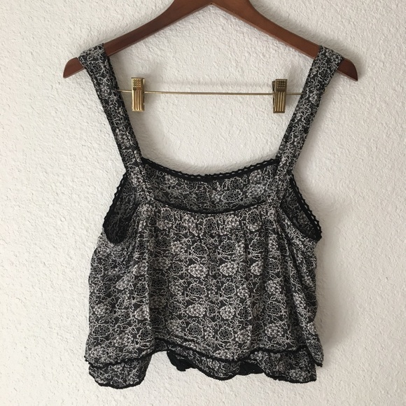 Free People Floral Crop top - Picture 5 of 5